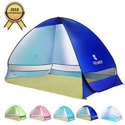 BATTOP Pop Up Beach Tent Camping Sun Shelter Outdoor Automatic Cabana 2-3 Person Fishing Anti UV ...