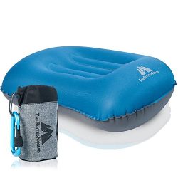 Inflatable Camping Pillow by TheSuitedNomad | Ultralight Backpacking Blow Up Travel Pillow with  ...