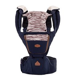 Aiebao 360 All Carry Positions Ergonomic Baby Carrier Backpack with Hip Seat Front and Back Back ...