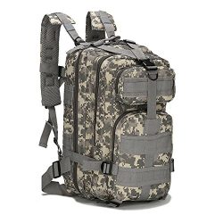 Eyourlife Military Tactical Backpack Small Rucksacks Hiking Bag Outdoor Trekking Camping Tactica ...