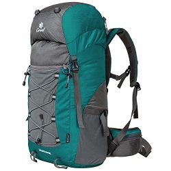 Coreal 50L Hiking Backpack Camping Rucksack Trekking Daypack Climbing Bag Atrovirens