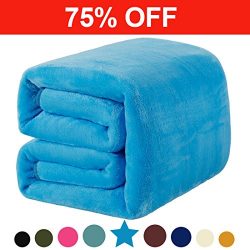 Fleece King Blanket 330 GSM Super Soft Warm Extra Silky Lightweight Bed Blanket, Couch Blanket,  ...