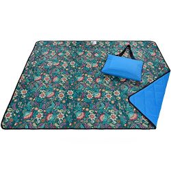 Roebury Picnic Blanket & Beach Blanket – Large Oversized Water-Resistant Sandproof Mat ...