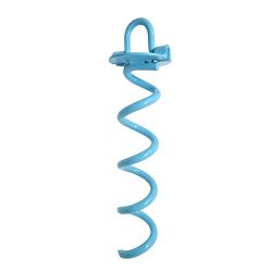 GrayBunny GB-6873A Spiral Ground Anchor, 10 Inch, With Folding Ring For Securing Tents, Canopies ...