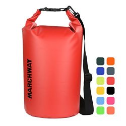 MARCHWAY Floating Waterproof Dry Bag 5L/10L/20L/30L, Roll Top Sack Keeps Gear Dry for Sport, Kay ...