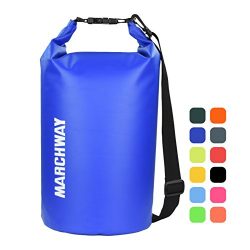 Floating Waterproof Dry Bag Backpack 5L/10L/20L/30L/40L, Roll Top Dry Sack Pack for Kayaking Raf ...