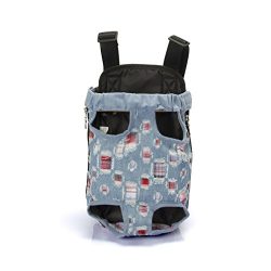 Pet Dog Backpack Pet Carrier Legs Out Tail Out Hands-free Chest Backpack for Girls Boys Walking  ...