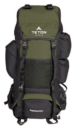 Teton Sports Explorer 4000 Internal Frame Backpack – Not Your Basic Backpack; High-Performance B ...