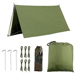 elincamp Rain Fly For Hammock,Fast Easy Setup 10×10 FT Waterproof Portable Rain Fly Tent Ta ...