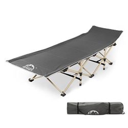 ARAER Camping Cots, Camping Cot Bed Portable Folding Cot Beach Bed Stable Folding Cot for Adults ...