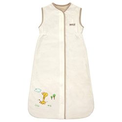 Small Unisex Baby Sleeping Bag – 100% Cotton Wearable Blanket – Creamy Giraffe 0-9 M ...