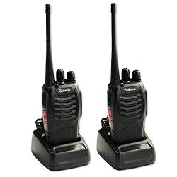 Galwad-888S Walkie Talkie 2pcs in One Box with Rechargeable Battery Headphone Wall Charger Long  ...