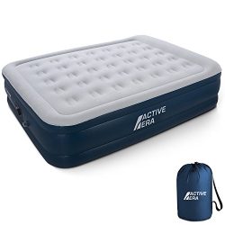 Active Era Premium Queen Size Air Mattress Inflatable Air Bed with Electric Built-in Pump