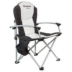 KingCamp Heavy Duty Steel Camping Director’s Folding Chair with Carry Bag and Cooler Bag