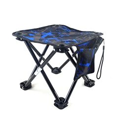 BubbyBear Small Folding Chair,Portable Lightweight Waterproof 600D Oxford Outdoor Folding Chair  ...