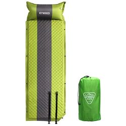 ENKEEO Self-inflating Sleeping Pad Lightweight Inflatable Camping Mat Comfortable & Ergonomi ...