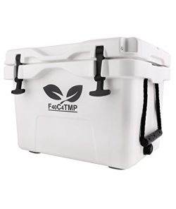 F40C4TMP Ice chest Cooler Box Insulated Beach Camping 25 Quart, Hard Shell Heavy Duty Strong Ret ...