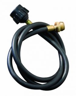 Camp Chef 5 Foot Bulk Tank Hose Adapter for use with disposable bottle regulators HRDSP