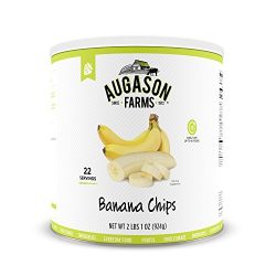 Augason Farms Banana Chips 2 lbs 1 oz No. 10 Can