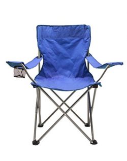 World Famous Sports Camping Quad Chair , Blue