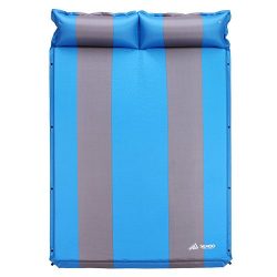 SEMOO Double 2- person Self-Inflating Camping Sleeping Mat/pad, 190T Polyester, Water Repellent  ...