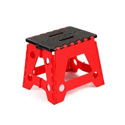 Colorful Plastic Folding Step Stool, Home, Camping, Fishing Essential Goods, 11 Inch Height and  ...