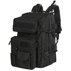 LuYeah 40L Military Tactical Molle Backpack Sport Outdoor versatile Rucksacks Camping Hiking Tra ...