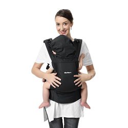 Soft Baby Carrier, MixMart 3-in-1 Ultra-light Ergonomic Child Carrier Backpack Front and Back Ca ...