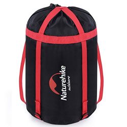 Uarter Water Resistant Compression Sack Sleeping Bag Pack Storage Bags for Camping Black