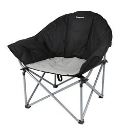 KingCamp Sofa Chair Oversize Padded Reclining Folding Heavy Duty Deluxe Portable Stable for Camp ...