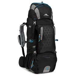 High Sierra Tech 2 Series Titan 55 Internal Frame Pack, Black/Charcoal/Pool