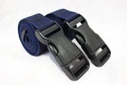 Molle Backpack Accessory Straps – Quick Release Buckle (Dark Blue)