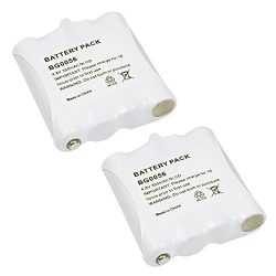 2 Pack Fenzer Two-Way Radio Batteries for Midland BATT6R BATT-6R