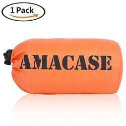 AMACASE Life Bivy Emergency Survival Sleeping Bag – Mylar Emergency Blanket with HeatEcho  ...