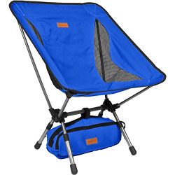 Trekology YIZI GO Portable Camping Chair with Adjustable Height – Compact Ultralight Foldi ...