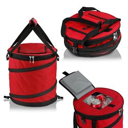 GigaTent Red 24 Can Pop Up Cooler – Lightweight, Insulated, Waterproof, Portable and Colla ...