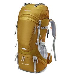 Mountaintop 65L Internal Frame Backpack Hiking Backpack with Rain Cover-5822III