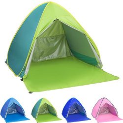 Ylovetoys Pop Up Beach Tent, 2-3 Persons Instant Beach Tents Sun Shelter Anti-UV Cabana Shade Wa ...