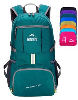 Venture Pal 35L Travel Backpack – Packable Durable Lightweight Hiking Backpack Daypack (Green)