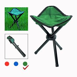 Foldable Tripod Stool Portable Chair for Outdoor Activities,Such as Fishing, Camping, Hunting, H ...