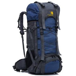 Z ZTDM 55L Internal Frame Backpack Hiking Backpacking Packs Large Capacity for Outdoor Hiking Tr ...