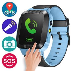 GBD GPS Tracker Kids Smart Watch for Children Girls Boys Summer Outdoor Birthday with Camera SIM ...