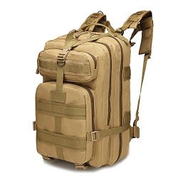 Eyourlife Military Tactical Backpack Small Rucksacks Hiking Bag Outdoor Trekking Camping Tactica ...