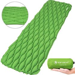 VENTURE 4TH Ultralight Sleeping Pad by Lightweight, Compact, Durable, Tear Resistant, Supportive ...