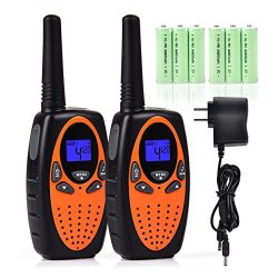 Swiftion Handheld Kids Walkie Talkies Rechargeable 22 Channel 0.5W FRS/GMRS Walky Talky for Kids ...