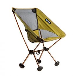 WildHorn Outfitters Terralite Portable Camp/Beach Chair (Supports 350 lbs) with TerraGrip Feet & ...