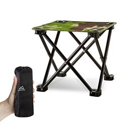 Folding Camping Stool, Mini Folding Stool Portable, Mini Portable Chair for Beach, Picnic Party, ...