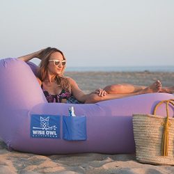 Wise Owl Outfitters Inflatable Lounger Air Hammock Sofa by Large Waterproof Pool or River Float  ...