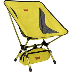 Trekology YIZI GO Portable Camping Chair with Adjustable Height – Compact Ultralight Foldi ...