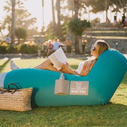 Wise Owl Outfitters Inflatable Lounger Air Hammock Sofa by Large Waterproof Pool or River Float  ...